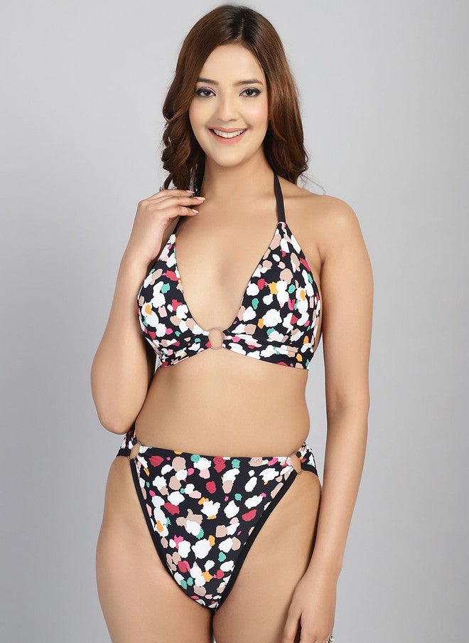 CUKOO Printed Padded Swim Bikini Set - Image 1